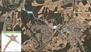 Territori invertirà 1,1 MEUR en una rotonda a la urbanització Llac del Cigne de Caldes de Malavella
