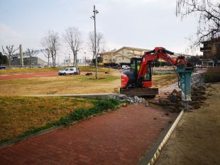 Palamós inicia les obres de reforma a la plaça Josep Sarquella