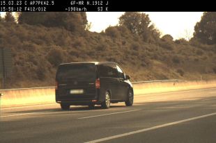 Detingut un conductor que anava a 198 km/h a l'AP-7 a Viladesens