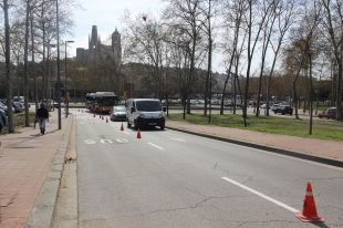 Girona habilita una parada per a busos turístics al costat de l'aparcament de la Copa