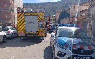 Ferit crític un paleta que ha caigut de la bastida d'una casa a les Preses