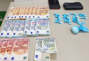 Un detingut a Blanes que transportava cocaïna i 640 euros en efectiu després d'intentar escapar