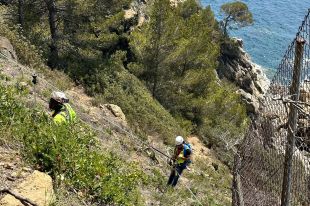 Comencen les obres del tram final del camí de ronda entre les platges de Lloret i Fenals