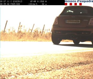 Enxampen un conductor que anava a 181 km/h per una via de 90 a Viladamat