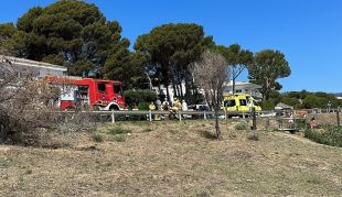 Dos motoristes ferits de gravetat en un xoc frontal amb un turisme a Llançà