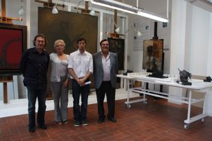 La Fundació Cuixart obre el taller de l'artista a Palafrugell per donar a conèixer la seva obra