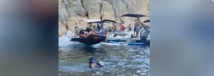 SOS Costa Brava denuncia com embarcacions a motor posen en risc a banyistes