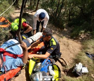 Ferit un home que feia una travessia pel torrent de la Cabana a Campdevànol