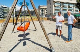 Girona acaba la millora del parc infantil situat al costat de l’escola Marta Mata