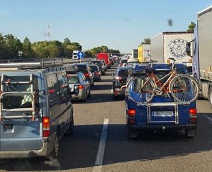 Mor un motorista en un xoc amb un turisme a l'AP-7 a Maçanet de la Selva