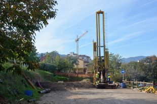 Olot ultima les obres de construcció d'un segon punt de captació d'aigua per a la ciutat