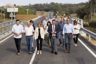 Inaugurat el tram de la GIV-5147 entre Camós i Cornellà del Terri que ha costat 1,5 MEUR