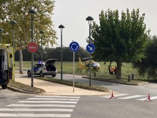 Una jove ferida greu en caure de la bicicleta a Calonge
