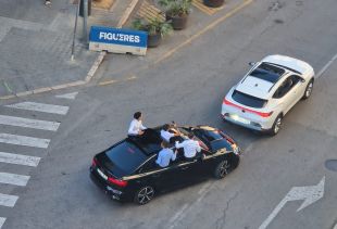 26 denúncies per infraccions de trànsit en la celebració d'un casament a Figueres