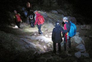 Rescaten quatre persones atrapades al camí dels Enginyers a Queralbs