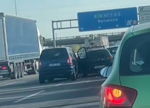 Mor un motorista en un xoc amb un turisme a l'AP-7 a Salt