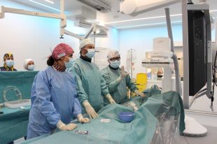 La Unitat d’Hemodinàmica del Trueta, acreditada per formar cardiòlegs intervencionistes