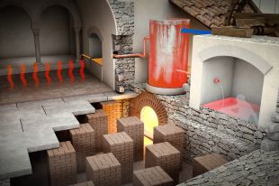 Els Banys Àrabs de Girona estrenen un 3D amb les dependències desaparegudes
