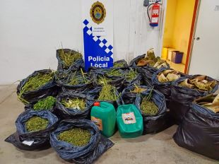 Dos detinguts a Palamós que transportaven 20 quilos de marihuana en una furgoneta
