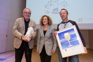 Xavier Albertí i la fira Arrels del Vi, guardonats per la DO Empordà