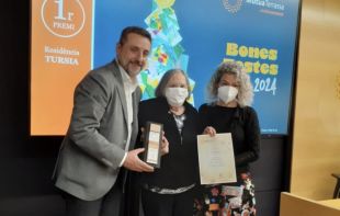 La postal de Nadal de la residència Túrsia de Tossa, guanyadora de diversos premis
