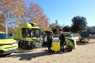 Girona incorpora 36 vehicles i 37 carretons per a la neteja viària