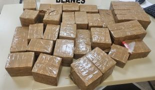 Detingut a Blanes un jove francès que duia 30 quilos d'haixix dins el cotxe