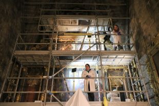 El retaule del Corpus Christi de la catedral de Girona recupera el seu esplendor