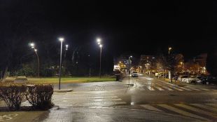 Figueres instal·la 360 punts de llum LED al Parc de les Aigües