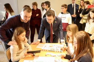 Aragonès inaugura la nova escola Madrenc a Vilablareix