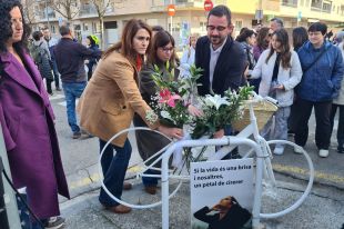 Homenatge a la jove que va morir atropellada al setembre en una cruïlla de Girona