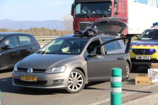 Denunciat un conductor drogat i temerari a la sortida de l'autopista AP-7 a Llers