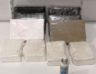Detingut a la Jonquera un ciutadà hongarès carregat amb 5,6 quilos de cocaïna