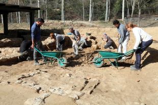 Els arqueòlegs troben una zona vinculada a la producció d'oli a la vil·la romana de Sarrià de Ter
