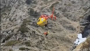Mor l'excursionista que va ser arrossegat per una allau diumenge a Queralbs