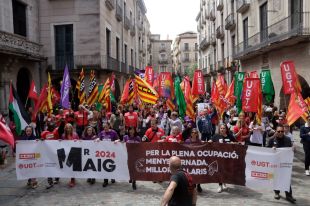 Girona viurà una doble manifestació el pròxim 1 de maig amb CCOO i UGT versus CGT i IAC