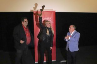 Cayetana Guillén-Cuervo rep el Premi d'Honor del Festival Internacional de Cinema de Blanes