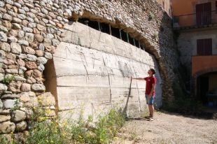 Les obres de reparació de la muralla de Cervià de Ter costaran 166.000 euros