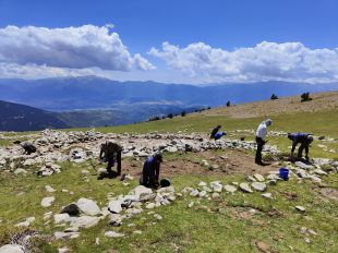 Nova campanya arqueològica a Coll de Molleres, un jaciment romà a 2.500 metres d'altura