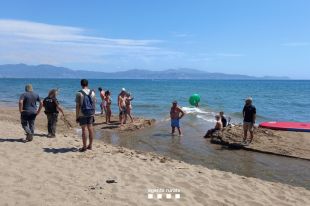 Tres denunciats per obrir la gola del riu Fluvià amb pales i navegar-hi amb moto aquàtica 