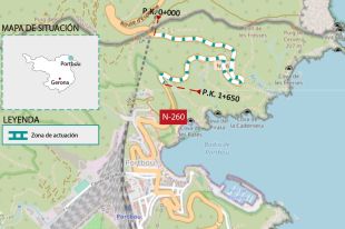 Aprovat el projecte per eixamplar el tram de l'N-260 entre Portbou i la frontera al coll dels Belitres