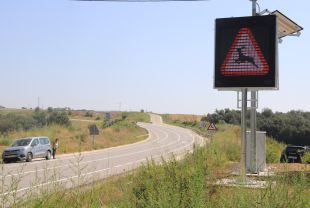 Trànsit instal·la un sistema d'avís d'animals a la carretera a tres punts d'alta sinistralitat a l'Alt Empordà