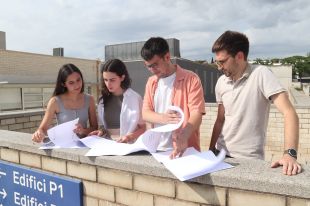 Estudiants de la UdG estudien com reformar el carrer de la Indústria d'Anglès quan obri la variant
