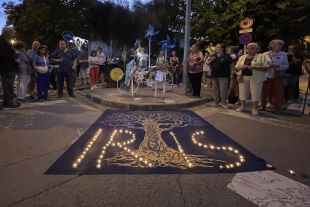 Homenatge a Iris Martí Pujolràs un any després del seu atropellament mortal