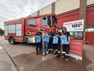 Els Bombers de Girona i Oncolliga celebren la segona cursa solidària ''Apaguem el Càncer''