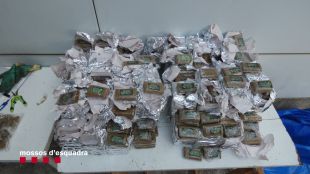 Tres detinguts que van carregar 70 quilos d'haixix dins un camió a Vilamalla