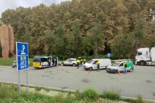 150 denúncies en un macrocontrol a l'AP-7 a Aiguaviva