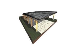 Girona projecta un camp solar de 396 plaques fotovoltaiques a la futura coberta poliesportiva de Fontajau