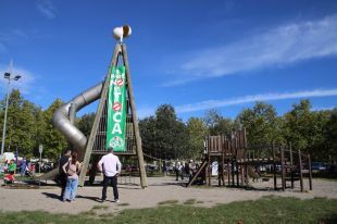 Veïns del parc de Jordi Vilamitjana de Girona defensen l'espai amb el Puput Fest