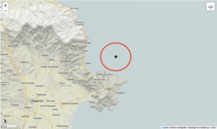 Un terratrèmol de magnitud 2.3 sacseja la costa del Cap de Creus